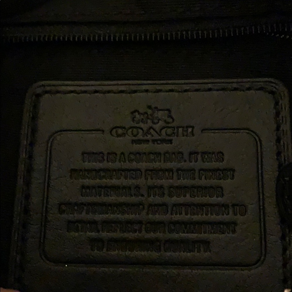 Coach Signature Handbag - Picture 7 of 8